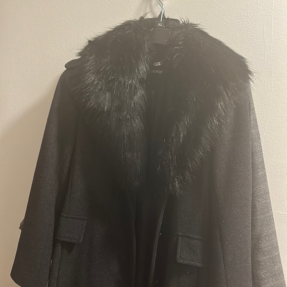 Black Long Calvin Klein Woman’s Coat